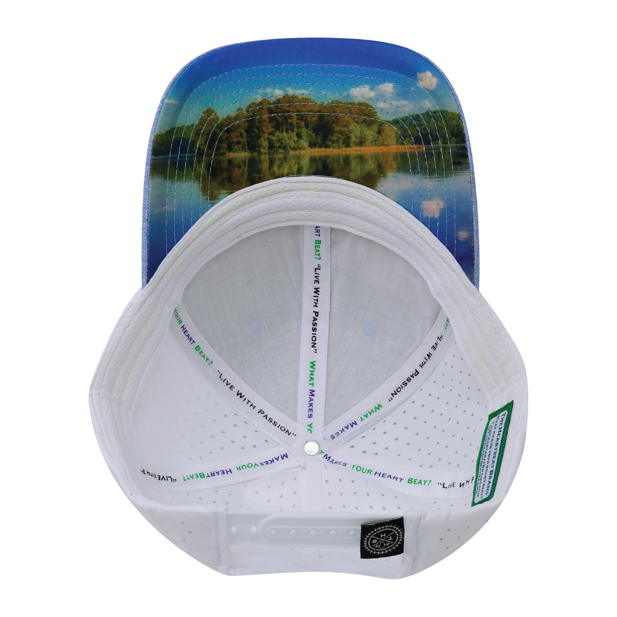 Alabama - 6 Panel - Shallow Fit - Pony Tail - Light Blue / White - Laser Mesh (Unisex)