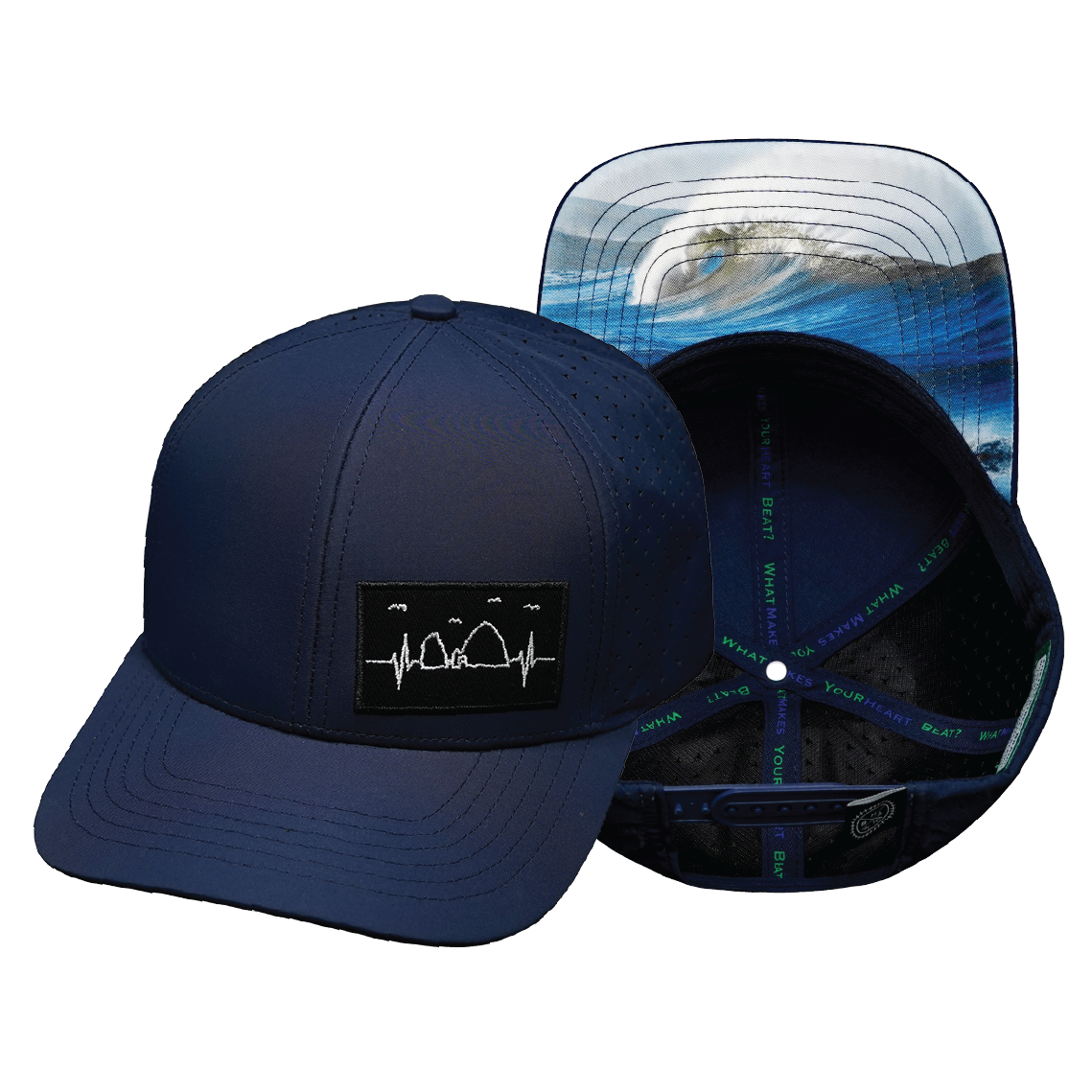 Cabo - 6 Panel - Dark Blue - Laser Mesh (Unisex)
