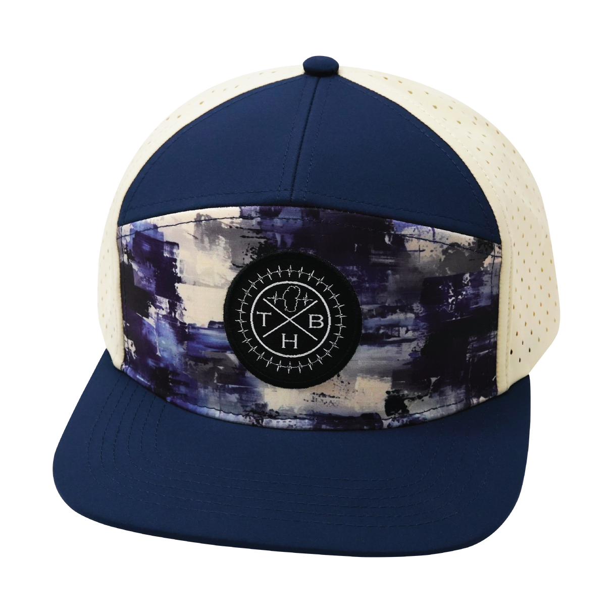**YOUTH** THB - 7 Panel - Artist Flow - Navy / Cream - Laser Mesh (Unisex)