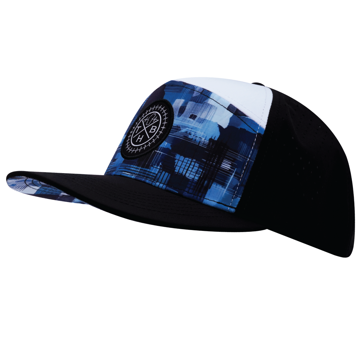 THB - 7 Panel - Artist Storm - Black / White - Laser Mesh (Unisex)