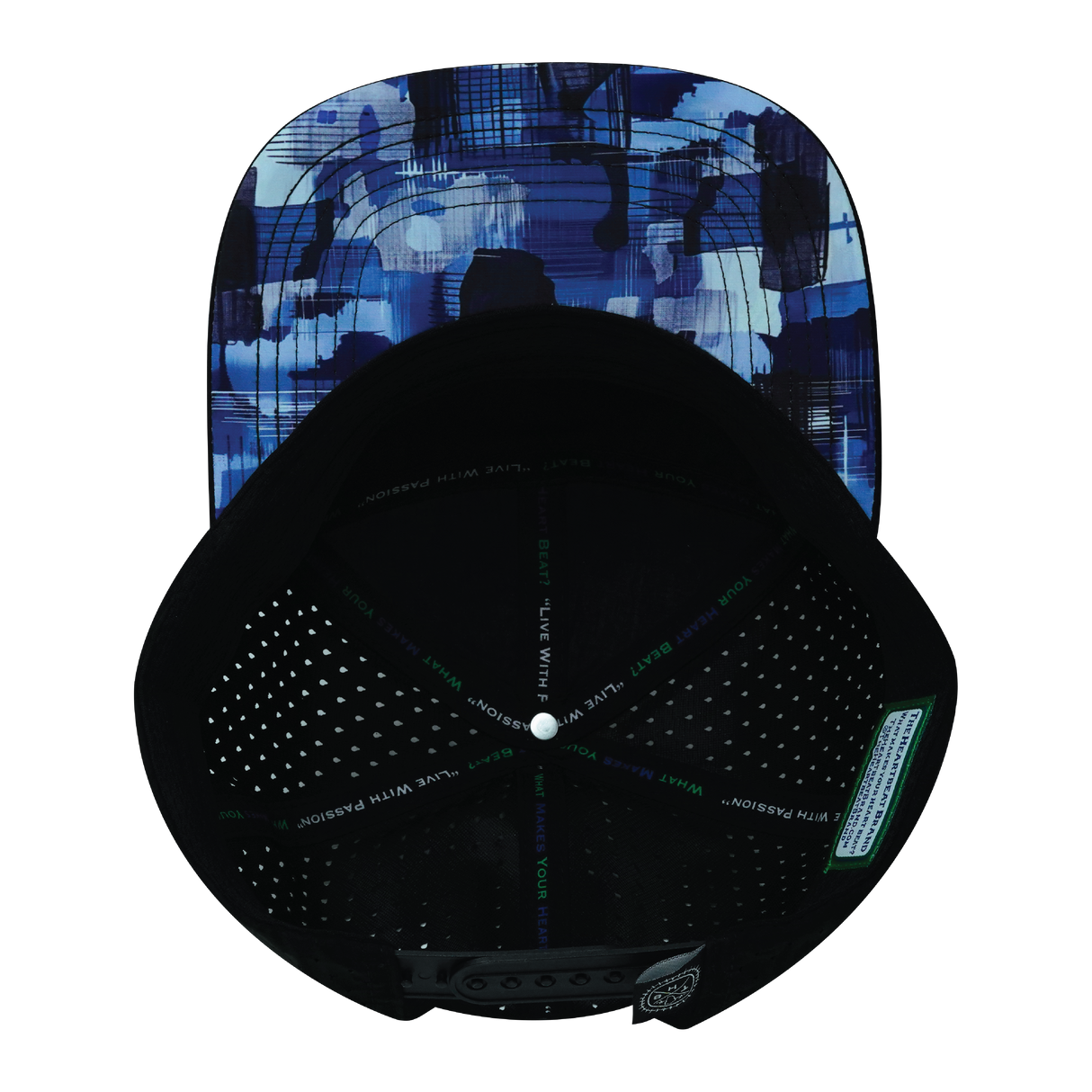 **YOUTH** THB - 7 Panel - Artist Storm - Black / White (- Laser Mesh (Unisex)