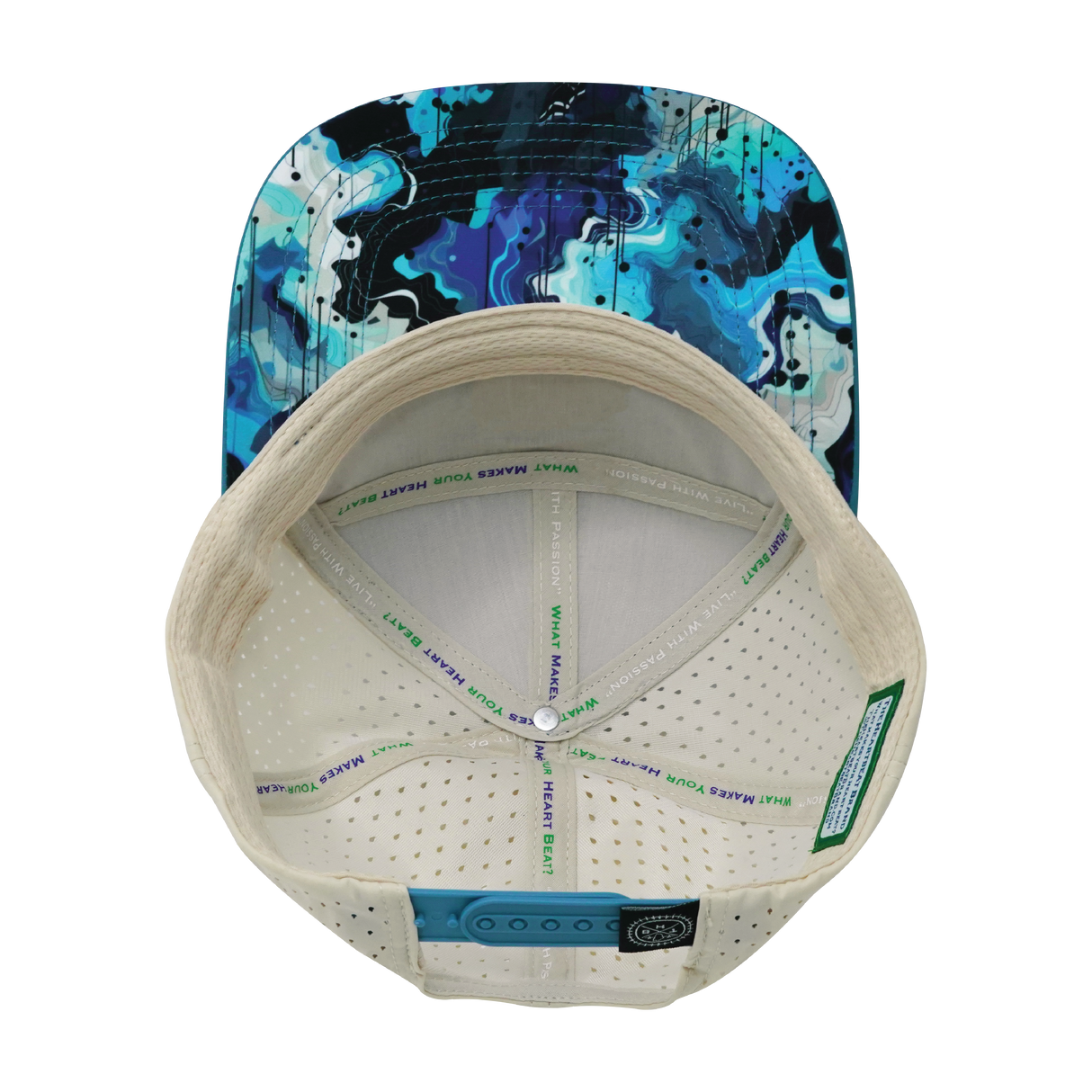 THB - 7 Panel - Blue Dream - Slate Blue / Cream - Laser Mesh (Unisex)