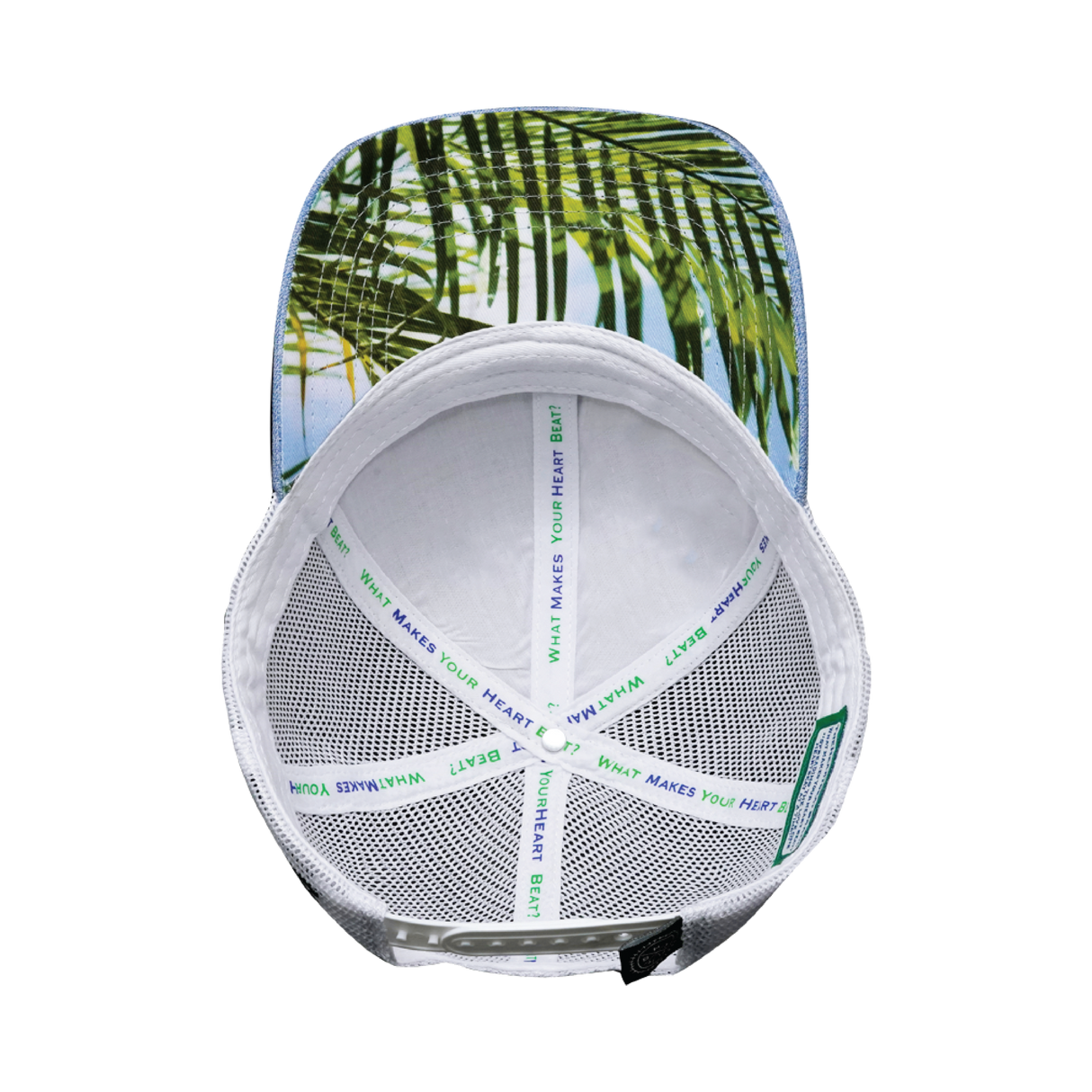 California - 6 Panel - Shallow Fit - Blue / White - Trucker Mesh (Unisex)