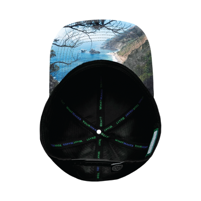 California - 6 Panel - Green Camo / Black - Jersey Mesh (Unisex)