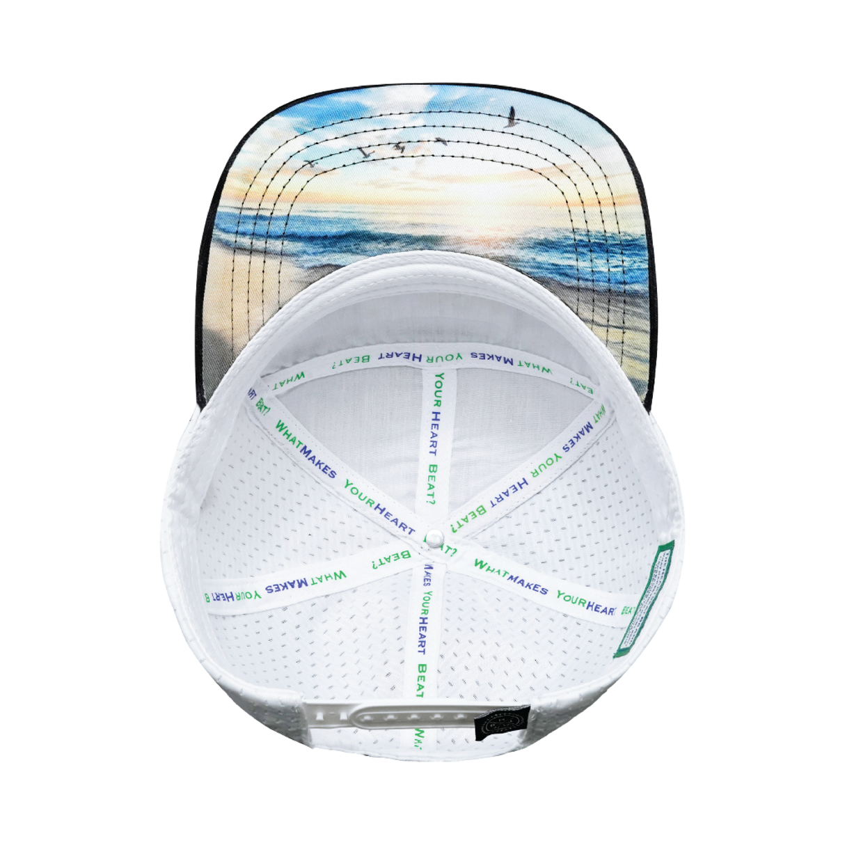 California - 7 Panel - Corduroy - Charcoal / Light Blue / White - Jersey Mesh (Unisex)