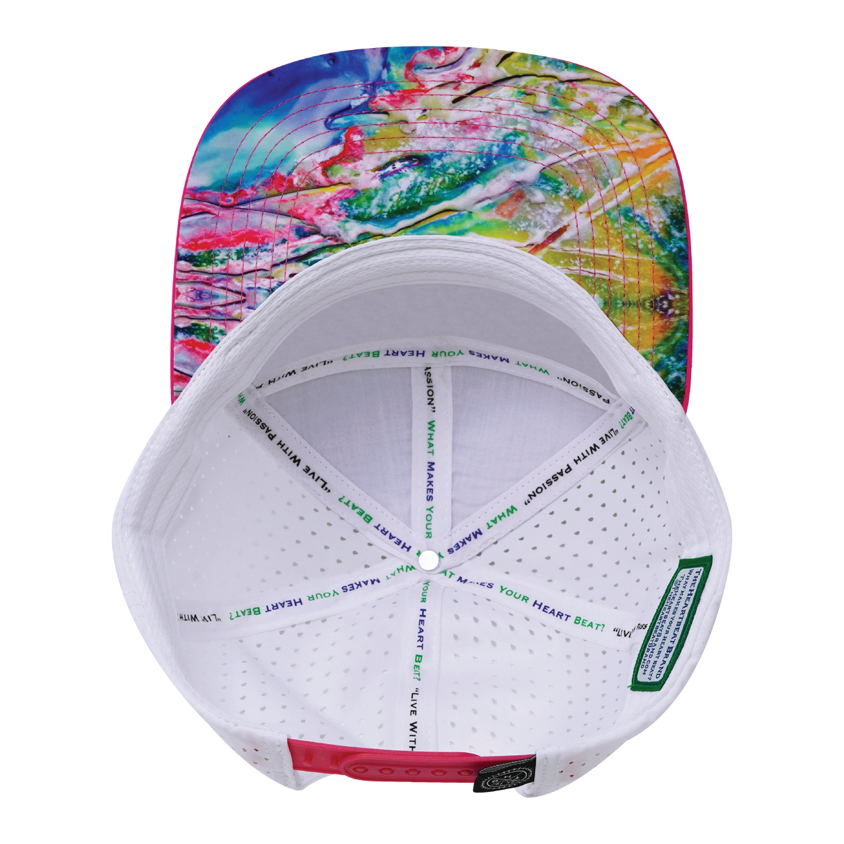 THB - 7 Panel - Candy Land - Neon Pink / Neon Blue / White - Laser Mesh (Unisex)