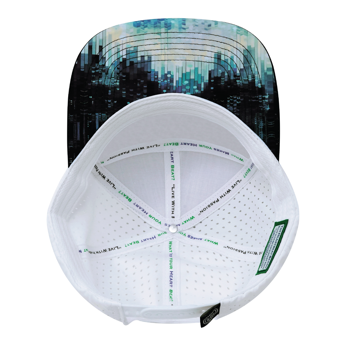 THB - 7 Panel - City Drip - Black / Blue / White - Laser Mesh (Unisex)