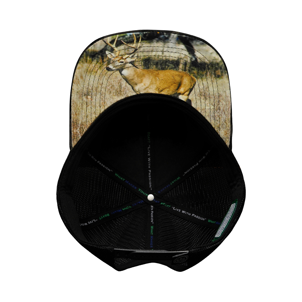 Alabama - 6 Panel - Tan Camo / Black - Trucker Mesh (Unisex)
