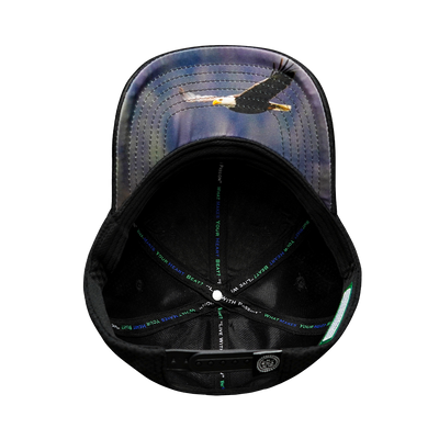 Alabama - 6 Panel - AirMesh - Athletic Fit - Black - Fabric Back (Unisex)