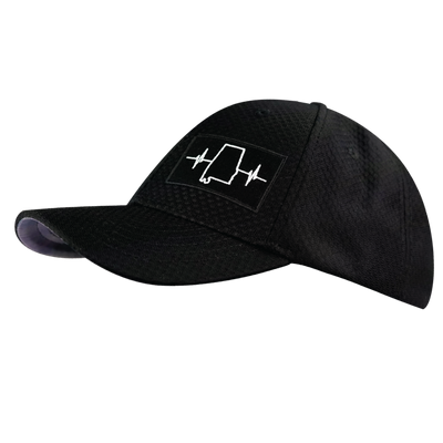 Alabama - 6 Panel - AirMesh - Athletic Fit - Black - Fabric Back (Unisex)