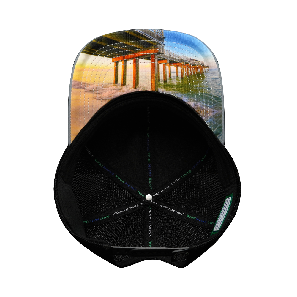 Alabama - 6 Panel - Gray / Black - Laser Mesh (Unisex)
