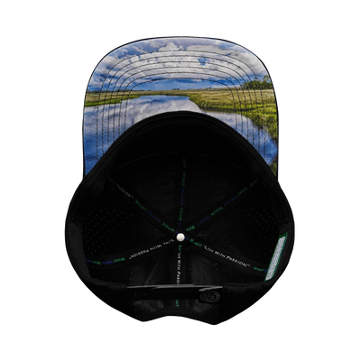 Alabama - 7 Panel - Navy Camo / Black- Laser Mesh (Unisex)
