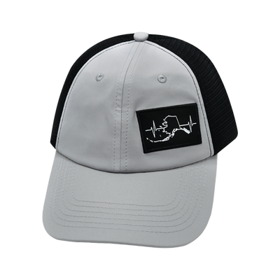 Alaska - 6 Panel - Unstructured - Gray / Black - Soft Trucker Mesh (Unisex)