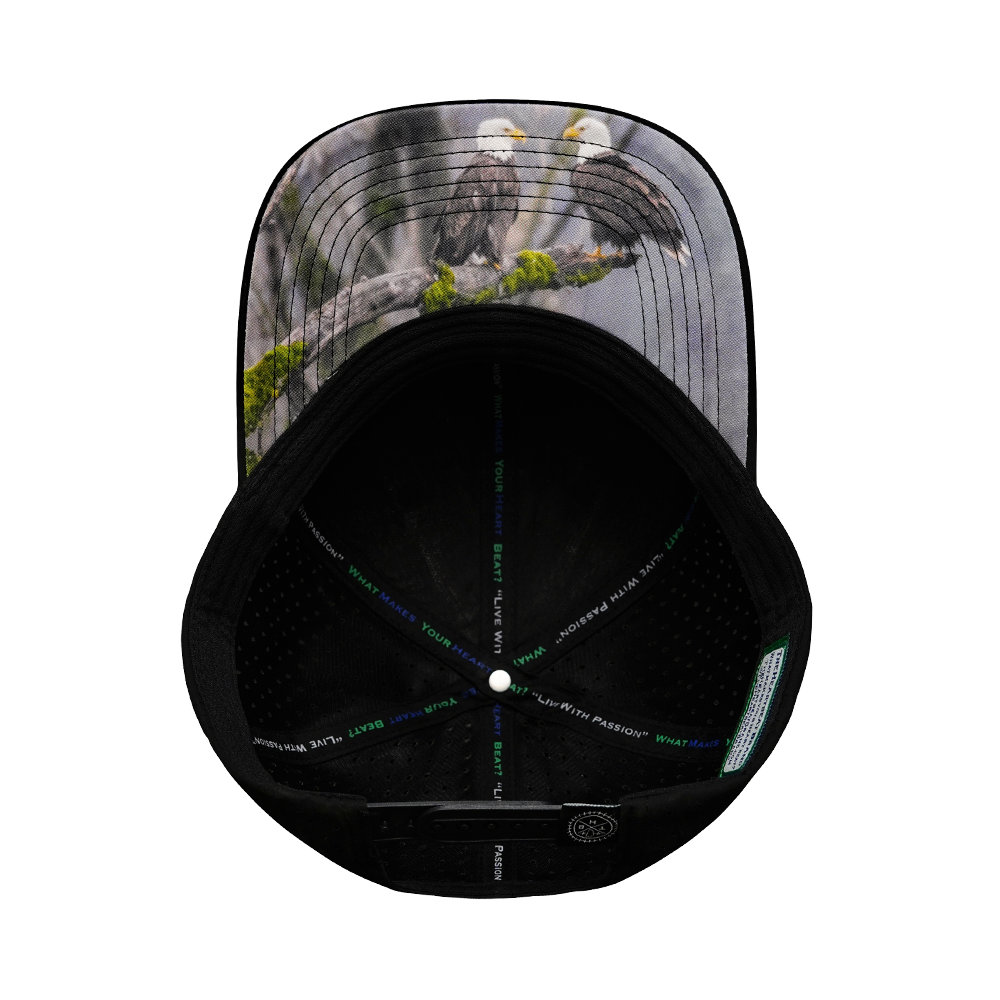 Alabama - 6 Panel - Black - Laser Mesh (Unisex)