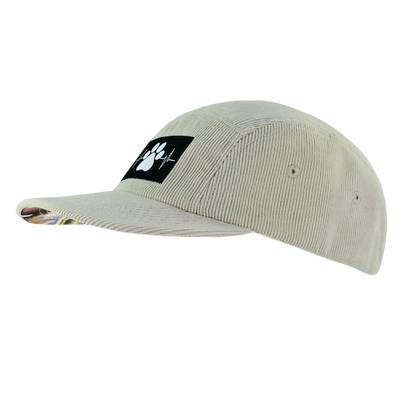Dog - 5 Panel - Unstructured - Corduroy - Sand - Fabric Back (Unisex)