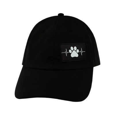 Dog - 6 Panel - Unstructured - Black - Laser Mesh (Unisex)