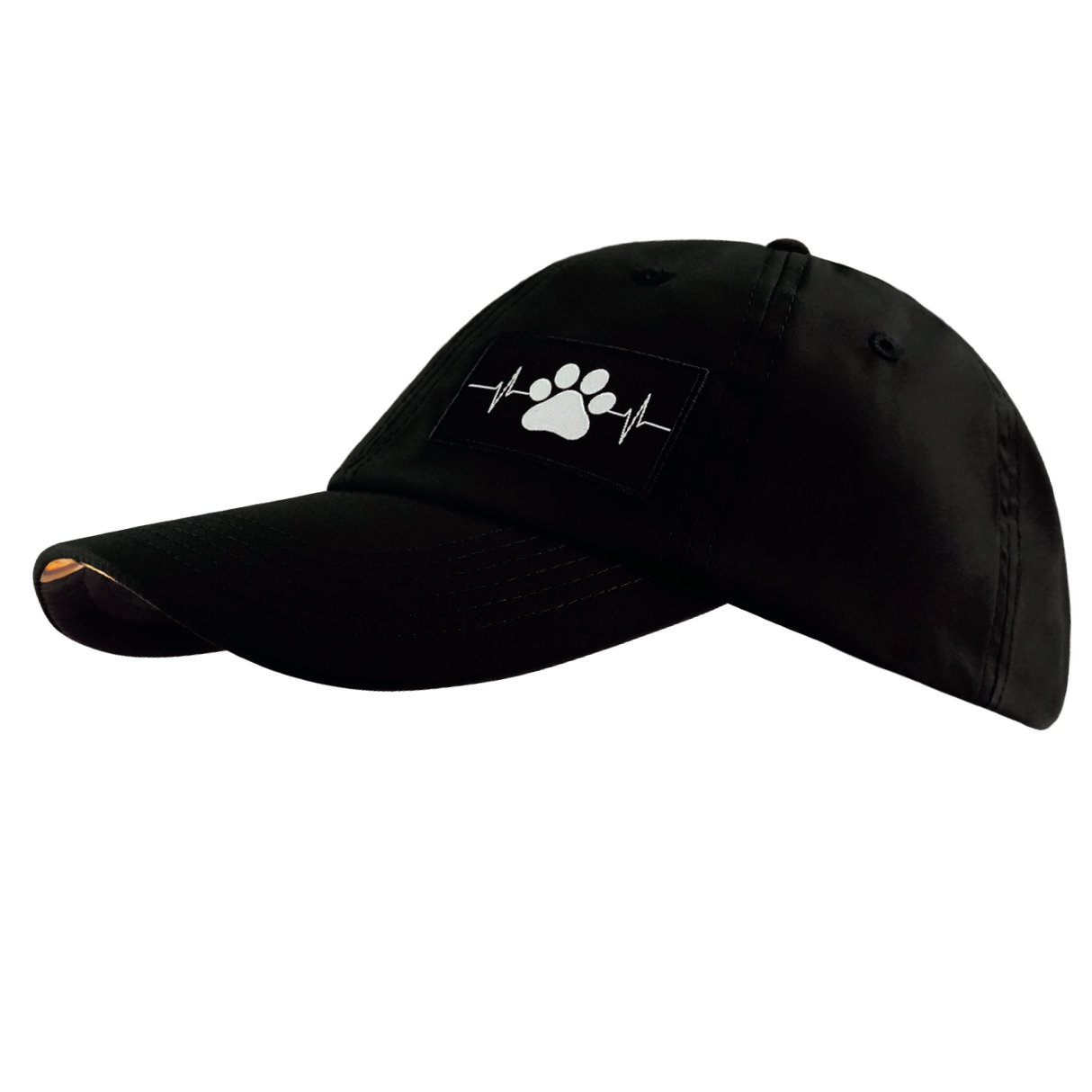 Dog - 6 Panel - Unstructured - Black - Laser Mesh (Unisex)