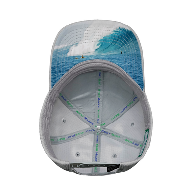 Surf - 6 Panel - AirMesh - Athletic Fit - Gray - Fabric Back (Unisex)