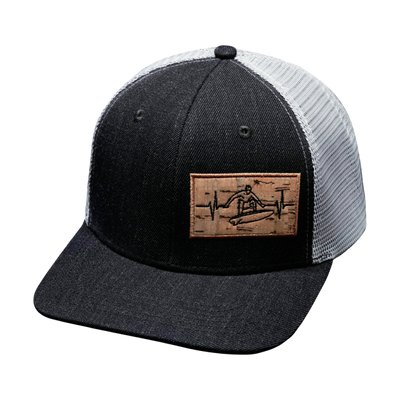 Surf - 6 Panel - Charcoal / Gray - Trucker Mesh (Unisex)
