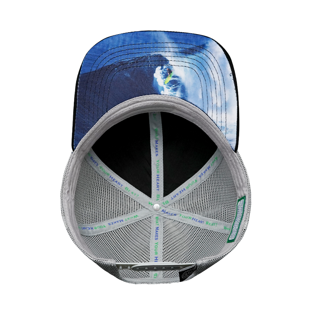 Surf - 6 Panel - Suede - Black / Gray - Trucker Mesh (Unisex)