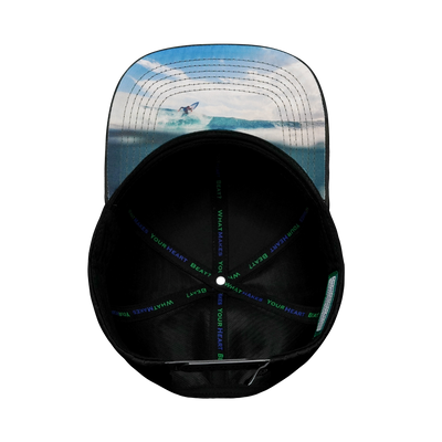 Surf - 6 Panel - Green Camo / Black - Jersey Mesh (Unisex)