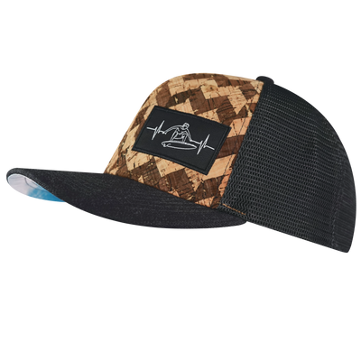 Surf - 6 Panel - Cork - Charcoal Gray - Trucker Mesh (Unisex)