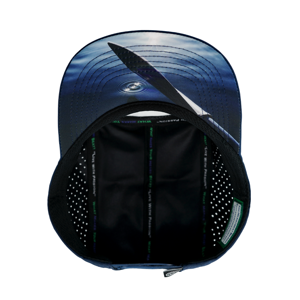 Paddle Board - 5 Panel - Sporty - Unstructured - Navy / White - Laser Mesh (Unisex)