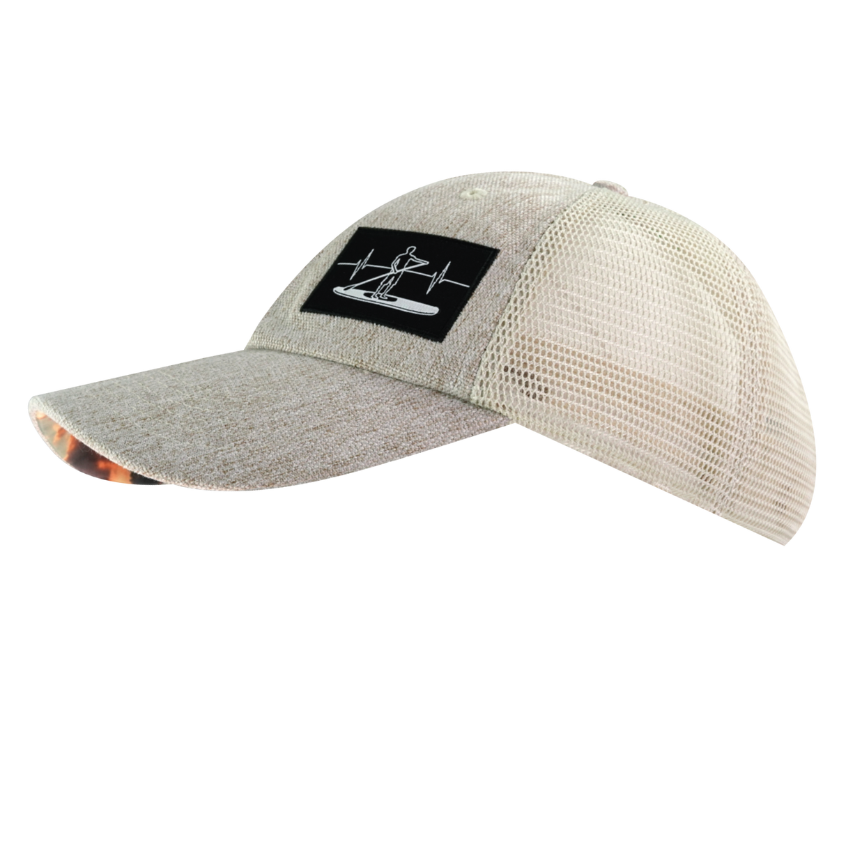Paddle Board - 6 Panel - Unstructured - Relaxed Fit - Sand Hemp / Sand - Soft Trucker Mesh (Unisex)