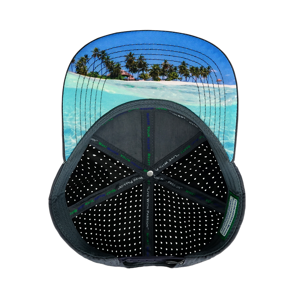 Paddle Board - 7 Panel - Charcoal / Navy / White - Laser Mesh (Unisex)