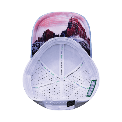 Idaho - 6 Panel - Shallow Fit - Pony Tail - Light Blue / White - Laser Mesh (Unisex)