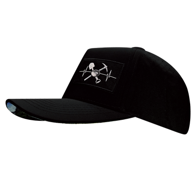 Prospecting - 5 Panel - Structured - Black - Laser Mesh (Unisex)