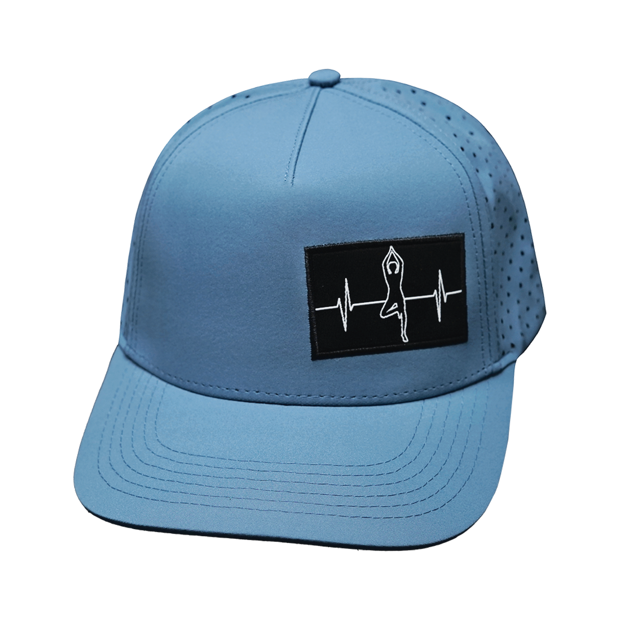 Yoga - 5 Panel - Structured - Light Blue - Laser Mesh (Unisex)