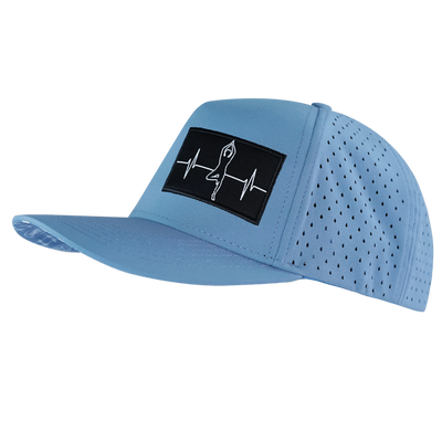 Yoga - 5 Panel - Structured - Light Blue - Laser Mesh (Unisex)