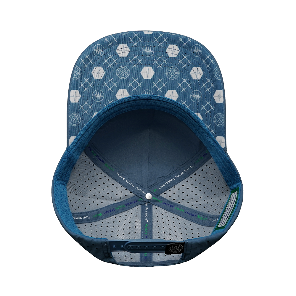 Yoga - 5 Panel - Structured - Light Blue - Laser Mesh (Unisex)