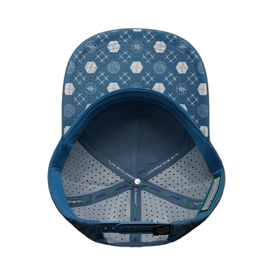 Yoga - 5 Panel - Structured - Light Blue - Laser Mesh (Unisex)