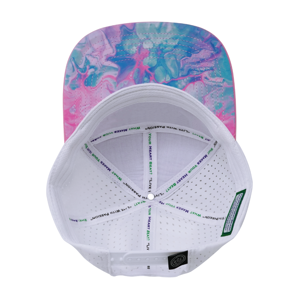 THB - 7 Panel - Cotton Candy - Pink / Neon Blue / White - Laser Mesh (Unisex)