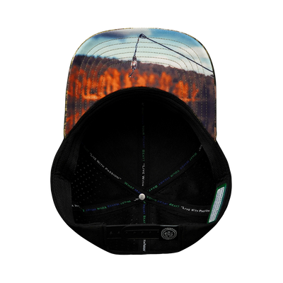 Fishing - 6 Panel - Maple Leaf Camo / Black - Laser Mesh (Unisex)