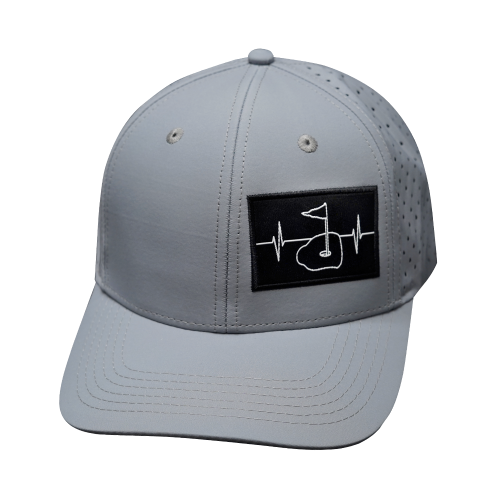 Golf - 6 Panel - Gray Blue - Laser Mesh (Unisex)