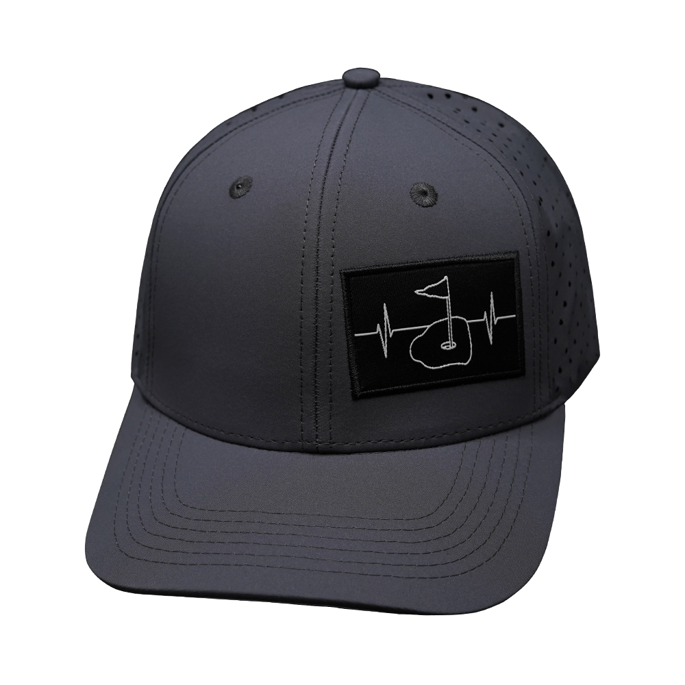 Golf - 6 Panel - Charcoal - Laser Mesh (Unisex)