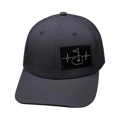 Golf - 6 Panel - Charcoal - Laser Mesh (Unisex)