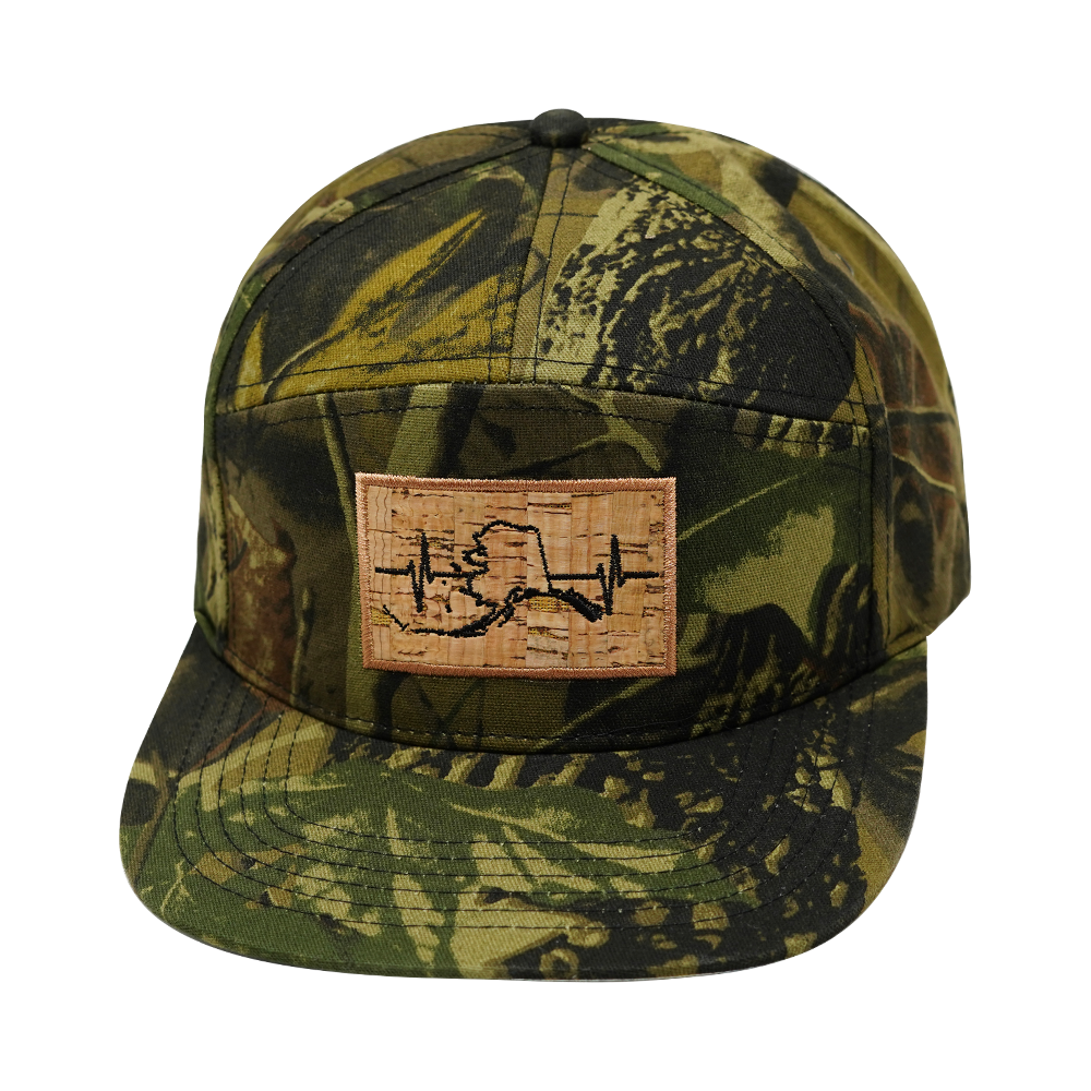 Alaska - 7 Panel - Fall Tree Camo - Fabric Back (Unisex)