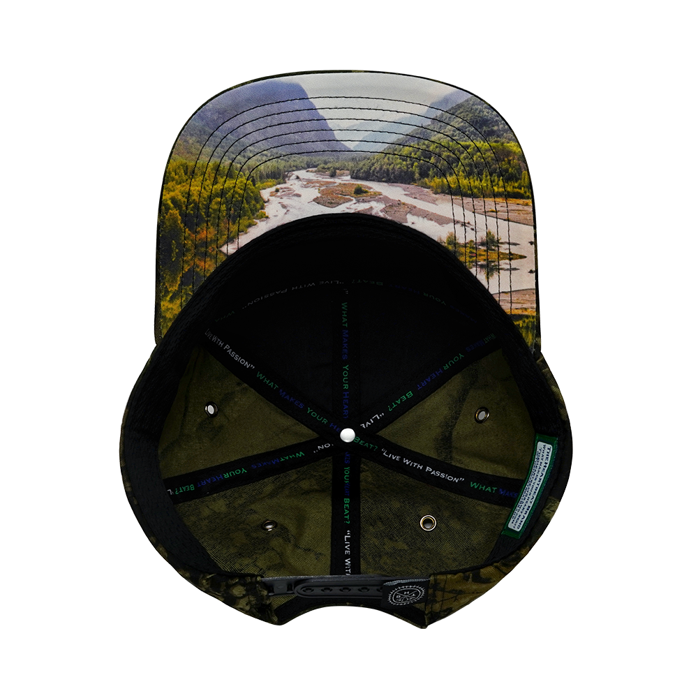 Alaska - 7 Panel - Fall Tree Camo - Fabric Back (Unisex)