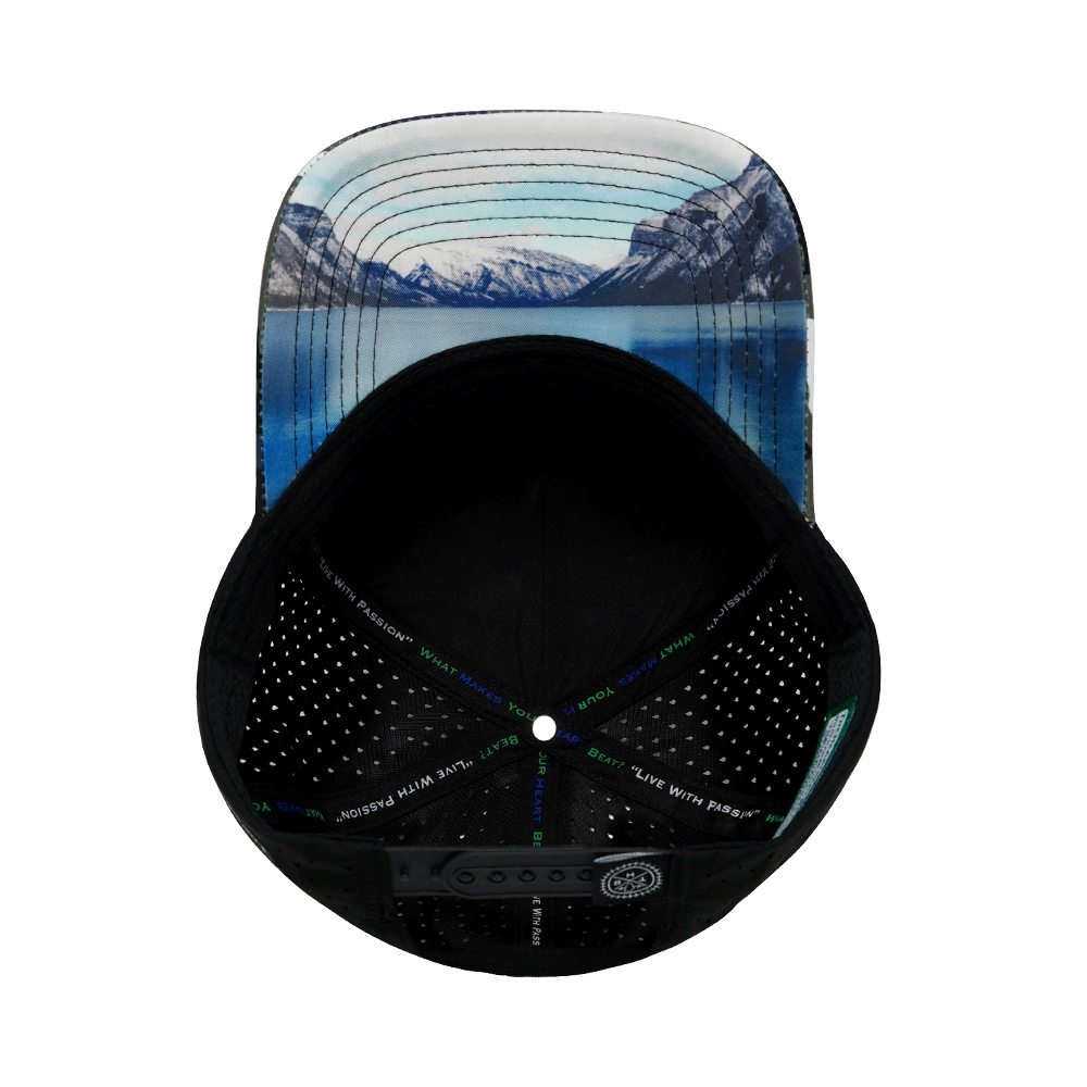 Alaska - 5 Panel - Structured - Camo - White / Blue / Gray / Black - Laser Mesh (Unisex)