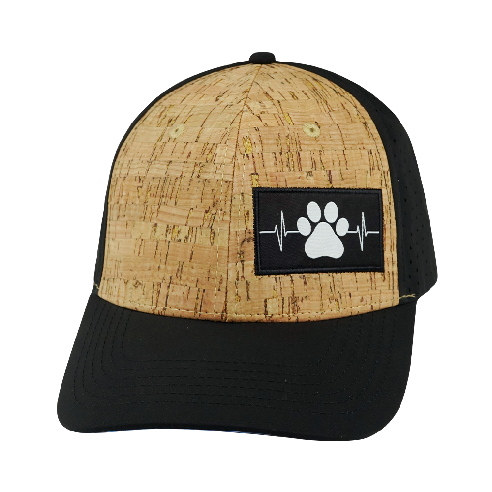 Dog - 6 Panel - Cork - Black - Laser Mesh (Unisex)
