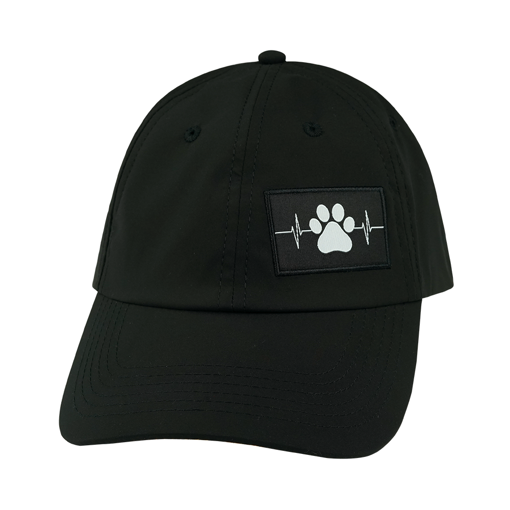 Dog - 6 Panel - Unstructured - Black - Laser Mesh (Unisex)