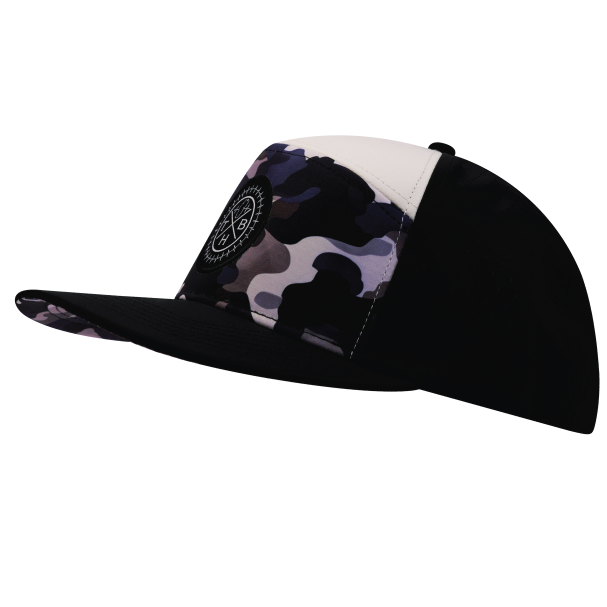THB - 7 Panel - Desert Night Camo - Black / Cream - Laser Mesh (Unisex)