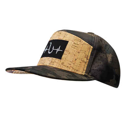 Fishing - 7 Panel - Cork - Tan Camo - Laser Mesh (Unisex)