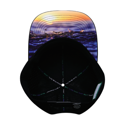 Fishing - 6 Panel - Black - Laser Mesh (Unisex)