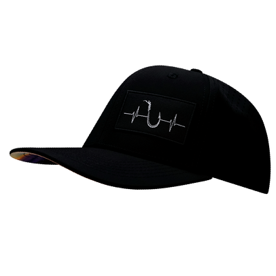 Fishing - 6 Panel - Black - Laser Mesh (Unisex)