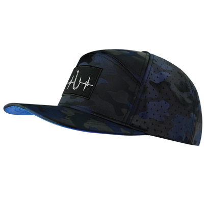 Fishing - 7 Panel - Navy Camo - Laser Mesh (Unisex)